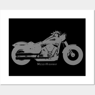 Harley Softail Slim 18, shadow Posters and Art